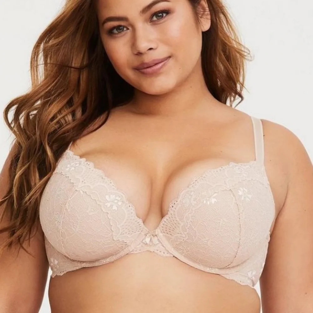 Torrid Lace Push-Up Plunge Lace Bra